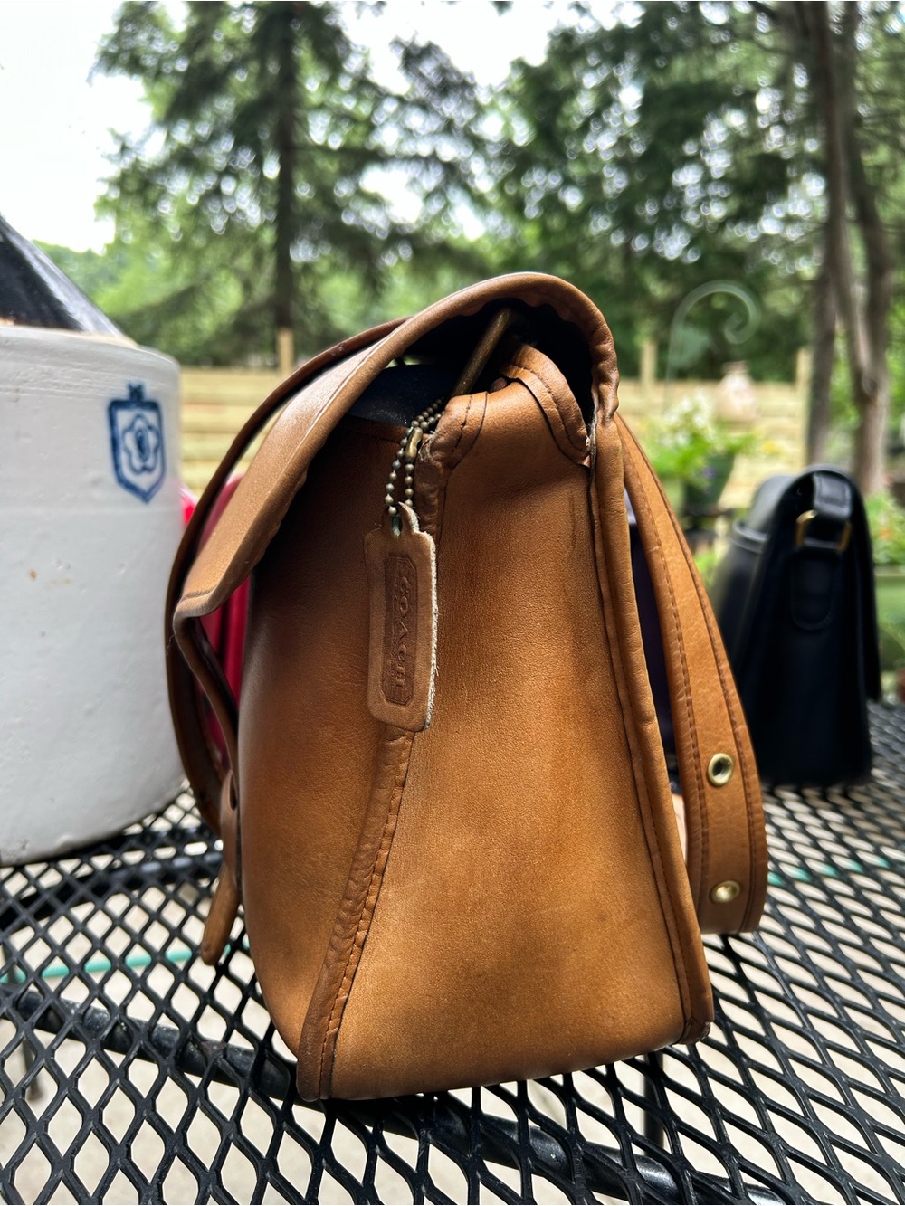Coach Vintage NYC Courier Shoulder Bag in Saddle - Picture 2 of 16